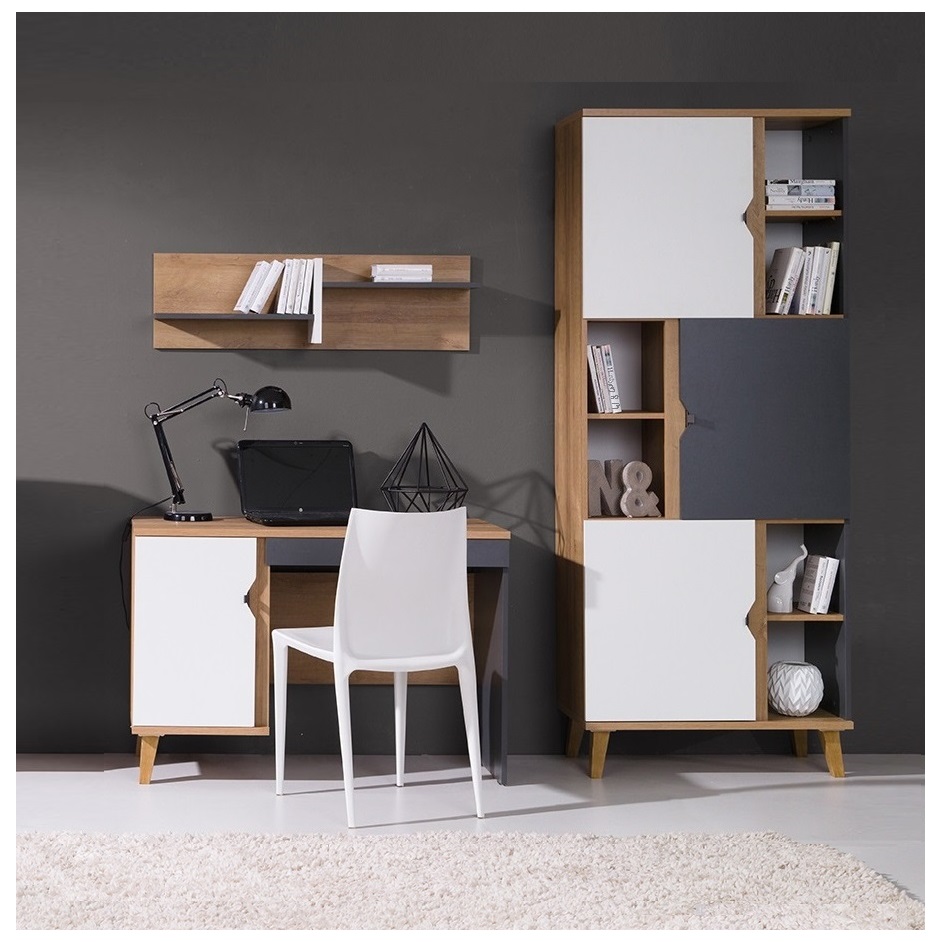 zestaw młodzieżowy dziecięcych Memone L regał biurko mały komplet